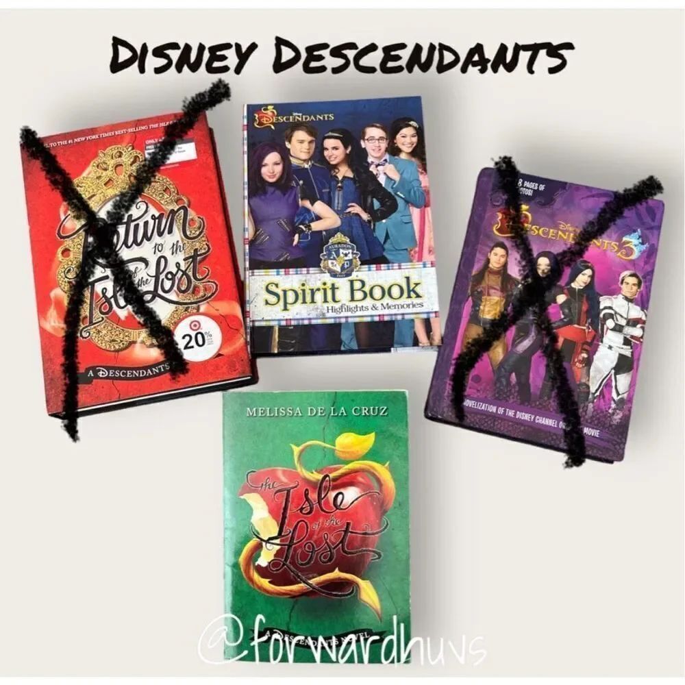 Disney Descendants - The Isle Of the Lost & Spirit Book Highlights and Memories